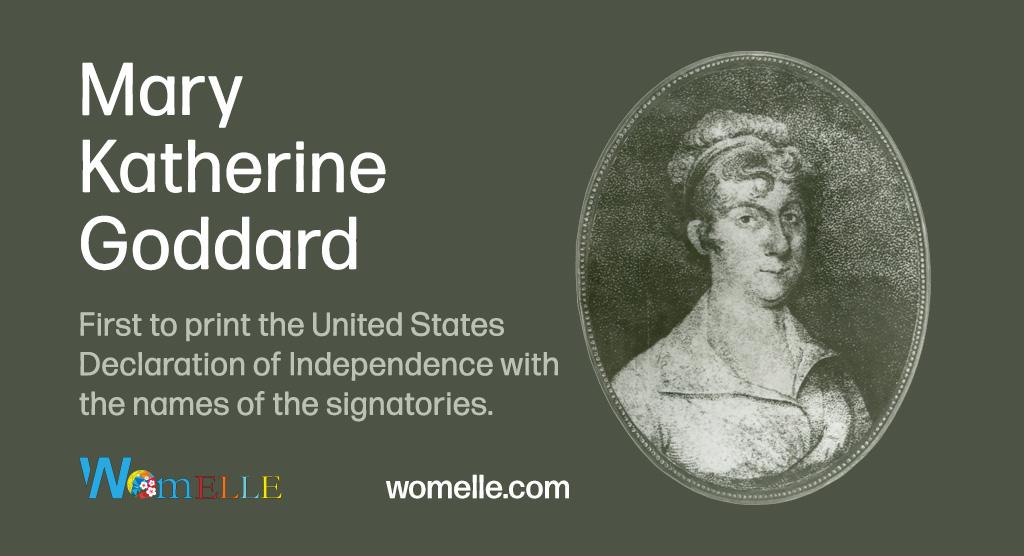 The Life and Accomplishments of Mary Katherine Goddard
